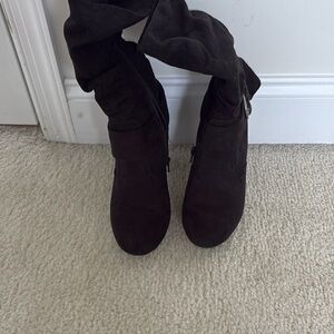 Black Suede Ankle Boots